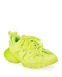 Balenciaga track sneakers black yellow blue 44 brandnew. Balenciaga Track Clear Sole Trainer Sneakers Yellow Neiman Marcus