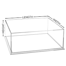 Diy plexiglass easel and a few more diy kid things Custom Size Acrylic Display Box With Clear Base Plexiglass Shoppopdisplays