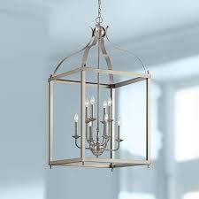 Kichler Larkin 24 Wide Brushed Nickel Foyer Pendant 6p584 Lamps Plus