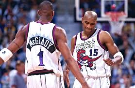 The jersey worn during some of the most iconic raptor moments, including the 2000 dunk contest and the it's hard to imagine a jersey more profoundly '90s than this. Toronto Raptors Throwback Jerseys The Purple Dinosaur 1990 S Raptors Jerseys Are Back To The Future Interbasket