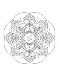 See more ideas about coloring pages, bible coloring pages, bible coloring. Mindful Coloring Mandala With Yoga Poses