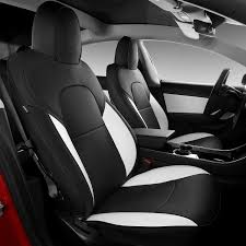 The tesla model s is the original tesla, as long as you don't count the roadster. Amazon Com Xipoo For Tesla Model 3 Car Seat Cover Pu Leather Cover All Season Protection For Tesla Model 3 2017 2018 2019 2020 Black White 11 Pcs Automotive