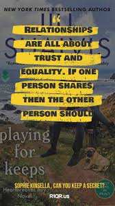 Romance Quote Relationships Are All About Trust And Equality If One Person Shares Then The Other Romance Quotes Romance Quotes Relationships Romantic Quotes