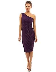 Pattyboutik Women S One Shoulder Cocktail Dress Dark Purple M As An Amazon Associat One Shoulder Cocktail Dress Womens Cocktail Dresses Black Cocktail Dress