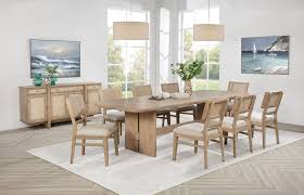 Rectangular Wood Dining Table Set