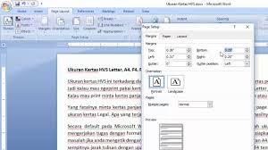 How many cm in an inch. Cara Buka Page Setup Dan Merubah Inchi Jadi Cm Microsoft Word 2007 Youtube