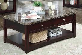 Recker Coffee Table With Storage Marble Top Coffee Table Coffee Table Modern Coffee Table Decor