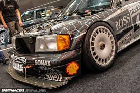 The Flame Spitting Rarities Of Techno Classica Speedhunters Mercedes Benz 190e Merc Benz Mercedes Benz Cars
