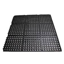 Rinse floor with clean, cold water. Smabee Anti Fatigue Non Slip Interlocking Rubber Floor Mat Heavy Duty Commercial Interlock Mats For Indoor Restaurant Kitchen Bar Bathroom 36 X 36 Black Buy Online In Antigua And Barbuda At Antigua Desertcart Com Productid