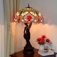 Comparez les prix et achetez en ligne pas cher. Lampe Retro Abat Jour En Verre Teinte Salon Salle A Manger Chambre Grande De Table D Art Prise Ue 458910 Noir Cdiscount Maison