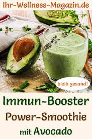 Gruner Avocado Smoothie Rezept Furs Immunsystem Zum Abnehmen Und Entgiften Avocado Smoothie Smoothie Rezepte Gesund Ernahrung