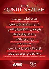 Doa Qunut Nazilah Kekuatan Doa Doa Allah