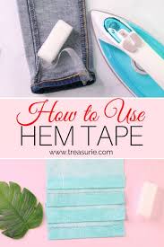 How To Use Hemming Tape ⋆ Hello Sewing