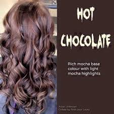 A woman who boasts a mocha brown hair color carries an air of mystery about her. 54 Hair Color Inspirations And How To Get Them Hair Color Chocolate Hot Chocolate Hair Color Long Hair Styles