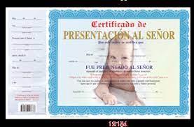 More images for certificado de presentacion de ninos » Certificado De Presentacion Al Senor Para Nino 10 1 4 X 8 1 2 Senda De Vida
