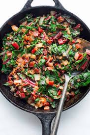 Swish around the chard with your hand and then let them rest, so any dirt will sink to the bottom of the bowl. Simple Sauteed Swiss Chard Healthy Seasonal Recipes