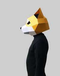 Super Dog Mask Template Paper Mask Papercraft Mask Masks Etsy Paper Mask Template Dog Mask Paper Mask