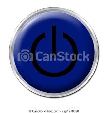 If the disabled attribute isn't specified, the button inherits its disabled state from its parent. On Off Button Blue Button With The Symbol On Off Canstock