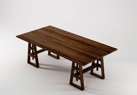 It is a strong and elegant table that will enhance any dining. Trestle Dining Table Designermobel Architonic