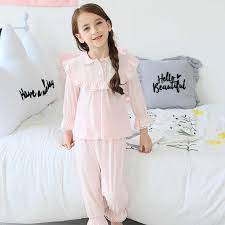 Kg muat 7 stel) baju tidur anak kids perempuan/cewek piyama pp pajamas bahan kaos katun. Piyama Balita Pakaian Tidur Anak Anak Pakaian Rumah Retro Lengan Panjang Renda Katun Untuk Anak Perempuan Set Piyama Pakaian Anak Anak Set Pajama Aliexpress