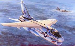 a 7e corsair ii va 82 marauders shigeo koike aircraft art us navy aircraft aviation art