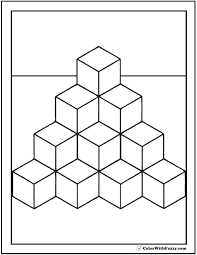 Thousands of complex images for advanced colorists ready to print! 80 Shape Coloring Pages Digital Pdf Squares Circles Triangles