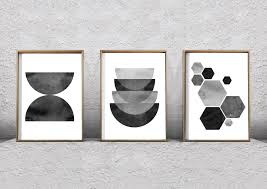 Black And White Wall Art Geometric Black White Wall Art Abstract Watercolor Geometric Prints Minimalist Art Scandinavian Poster Gray Mon Geometric Wall Art Minimalist Art Abstract Minimalist Art