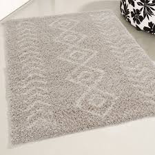 Hand made in rural india. Shaggy Hochflor Teppich Im Ethno Boho Beige Muster My8685cl