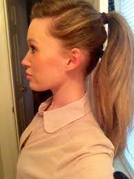 Deep Side Part And High Ponytail Hair Styles Down Hairstyles Hair Beauty