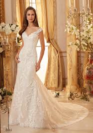 Mori Lee Mori Lee Wedding Dress Fitted Wedding Dress