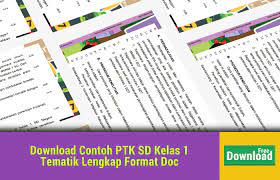 Maybe you would like to learn more about one of these? Download Contoh Ptk Sd Kelas 1 Tematik Lengkap Format Doc Operator Sekolah