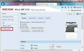 What is the default password for ricoh web image monitor? Heap And Stack Settings For Piv Or Cac Enabled Ricoh Mfds Kofax