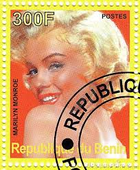 Marilyn Monroe Postage Stamp Editorial Photo