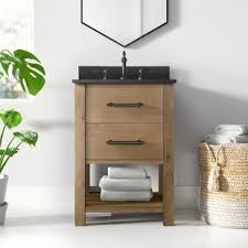 You should think through, first off all size, just chose right specific if you have a petite bathroom, particularly one in an apartment, this size under 24 for a vanity is appropriate for the space. Modern 24 Inch Bathroom Vanities Allmodern