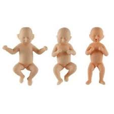 3pcs 3 46 Reborn Baby Boy Dolls Realistic Mini Lifelike Full Body Newborn Toys Ebay