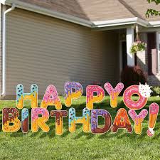 People are spending too much time indoors these days. Ruodon 15 Pack Donuts Letters Happy Birthday Letters Yard Sign Lawn Sign Colorful Outdoor Happy Birthday Letters Lawn Decorations With Stakes Yard Signs Garden Outdoors Capnuocthotnot Vn