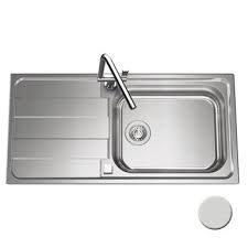 evier en inox anti rayure 100x50 1 grand bac luisina funk ev49011 cuisissimo