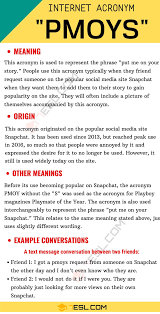 Pmoys Meaning What Does The Trendy Term Pmoys Mean And Stand For 7 E S L English Words Meant To Be Cool Writing