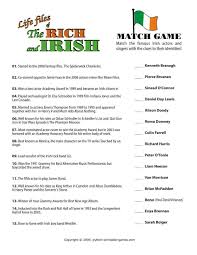From wearing green to corned beef, how much do you know about st. St Patrick S Day Irish Celebrity Trivia