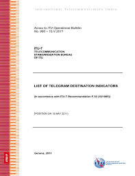 Location post office state postcode; List Of Telegram Destination Indicators Itu T Annex To Itu Operational Bulletin
