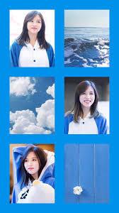 Twice aesthetic wallpapers wallpaper cave. Blue Twice Mina 2304x4096 Wallpaper Teahub Io