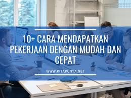 Jurusan ini kerap mendapatkan pekerjaan mudah di lapangan kerja umum bahkan yang berasal dari jurusan yang lain. 10 Cara Mendapatkan Pekerjaan Dengan Mudah Dan Cepat Kita Punya