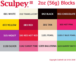 Details About Eight Blocks Sculpey Iii 3 Lll Polymer Oven Bake Clay 111
