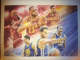 How steph curry attacked kevin love in the p&r, the cavs cl. Cavs Vs Warriors Wallpaper Basketball Player Art Basketball Poster Painting Team Player Team Sport Mural 2421424 Wallpaperkiss