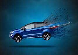 The Extremely Agile New Ford Ecosport Is Soon Going To Hit British Roads This Cool Creative Photoshop Edit Ford Ecosport Creative Photoshop Goddess Of The Sea