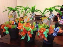 Jungle Baby Shower Centerpieces Safari Baby Shower Centerpieces Jantalflowers Baby Shower Safari Theme Safari Baby Shower Jungle Baby Shower Theme