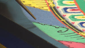 Buddhist Monks Create Then Destroy Sand Mandala At Clark College Kgw Com