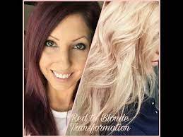 Bleaching My Red Hair To Blonde Youtube Red Blonde Hair Blonde Hair At Home Bleach Brown Hair