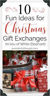 You can add more fun by incorporating other gift exchange ideas, too. Christmas Gift Exchange Ideas A Wonderful Thought
