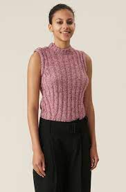 The site owner hides the web page description. Chunky Glitter Knit Vest Ganni At